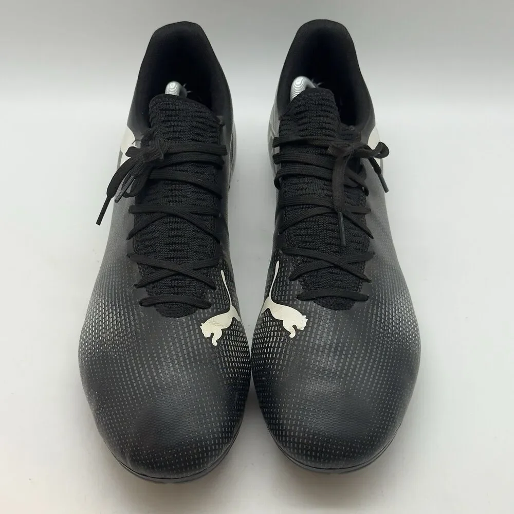 PUMA Future 7 Play FG/AG Soccer Cleats Men's 13 Black Lace Up Low Top Football